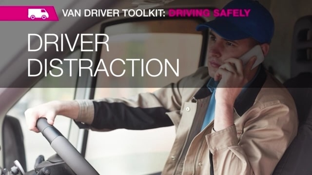 Van-Driver-Toolbox-Talk-Driver-Distraction Van Driver Toolbox Talk - Driver Distraction